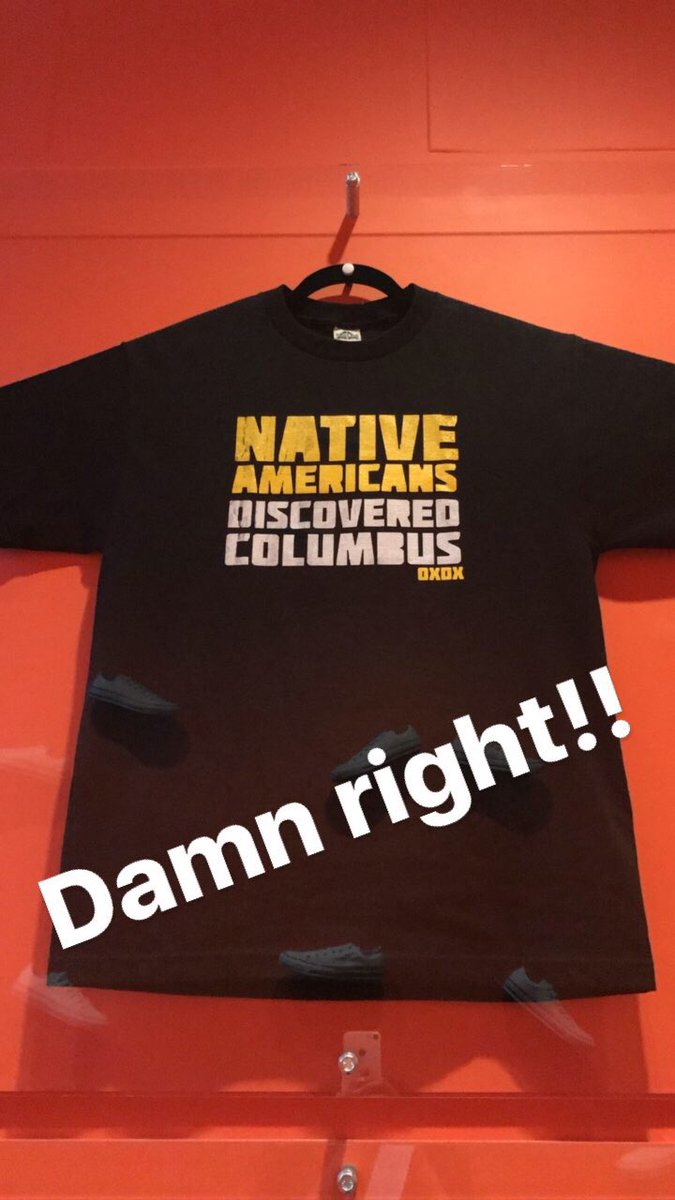 MLDigitalArt's tweet photo. Also at @AmerIndianNYC the glorious moment truth is in plain sight #NativeFashionNow #IndigenousPeoplesDay #Taino #caribbean #realhistory https://t.co/UqabreGepJ