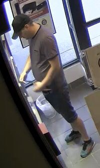 NYPD66Pct's tweet photo. Help us identify this person wanted for attaching an ATM skimming device at a bank on 16 Ave #800577TIPS https://t.co/XqljfVL5b6