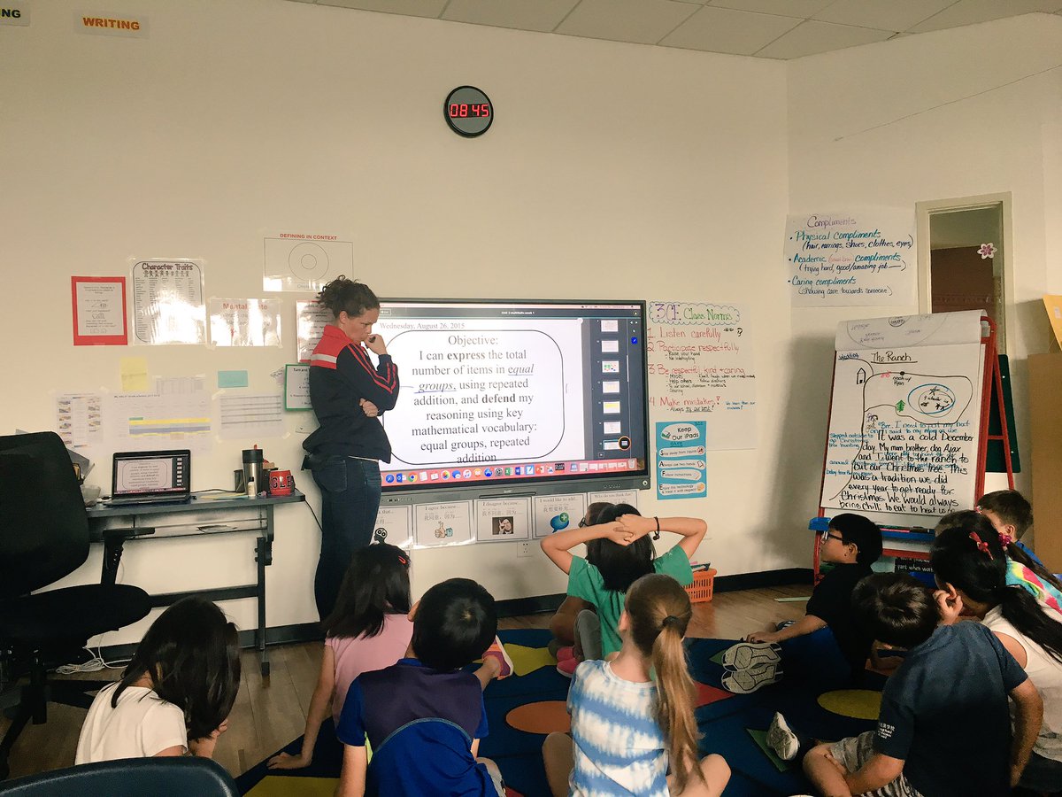serzinclioglu's tweet image. #3rdGrade #explaining what equal groups & repeated addition mean. #learningobjective #clarity #mathchat #SASPudong #PDESrocks #saschina
