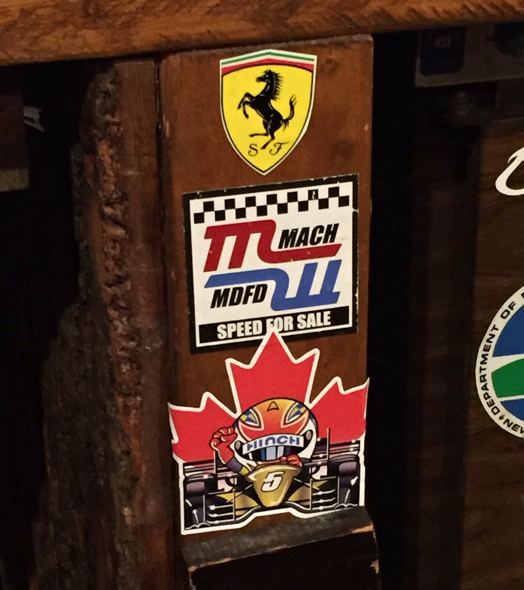 TOMotorsports's tweet photo. So, there is actually a protocol to have a sticker displayed at the #SenecaLodge. We just had ours made official l!!!' #GOHINCH!!! https://t.co/QwdPToMyQM