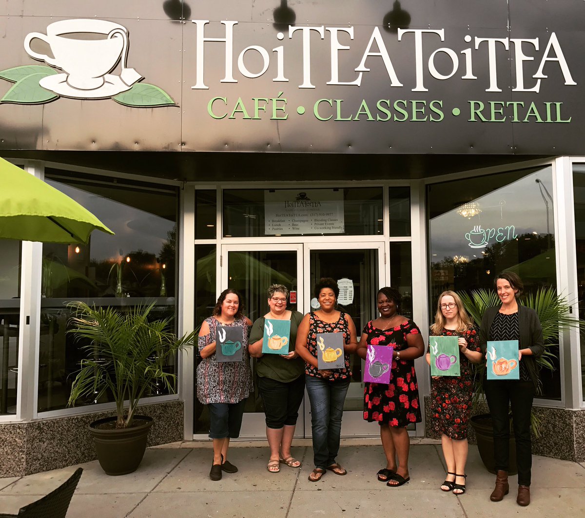 Great evening @mimosaandamasterpiece at <a href="/hoitea_toitea/">HoiTea ToiTea</a>.  Join us for the next 1  <a href="/hoiteatoitea/">Hoitea Toitea</a>.com #tea #teatime #hoiteatoitea #drinklocal