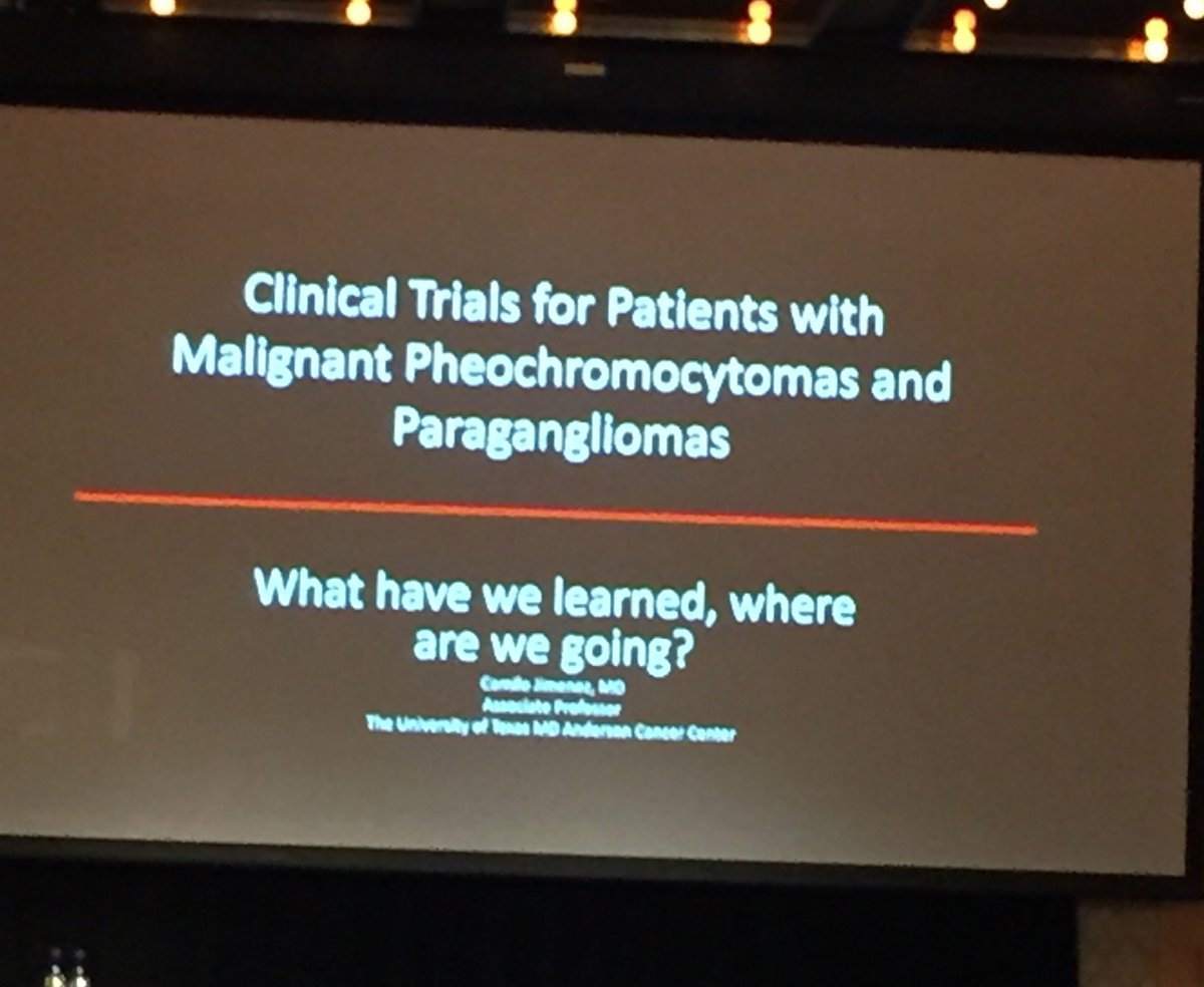 NECancerAus's tweet photo. Camilio Jimenez speaks on 'Clinical trials for patients with phaeochromocytoma & paraganglioma - what have we learnt?' #isp2017 https://t.co/tj3RCco9P6