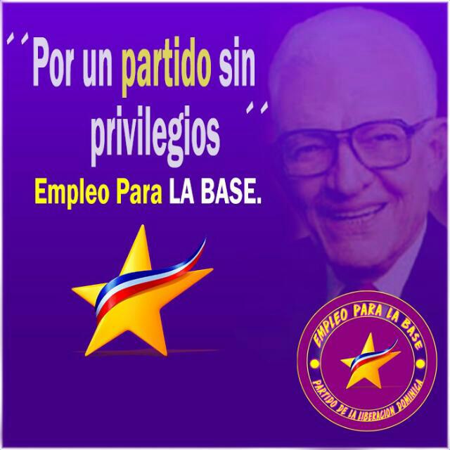 EmpleoPaLaBase's tweet photo. Única vía de la unidad interna del PLD, con #EmpleoPaLaBase. @DaniloMedina @ReinaldoPared @AmilcarRP @PLDenlinea @RodrigMarchena https://t.co/2WvVHikwUo
