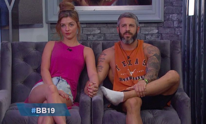 CBSBigBrother's tweet photo. Be the first to hear from the evicted #BB19 Houseguest live on the feeds. Watch it now: https://t.co/AMutZDnaZC https://t.co/4M87Fe5Mk6