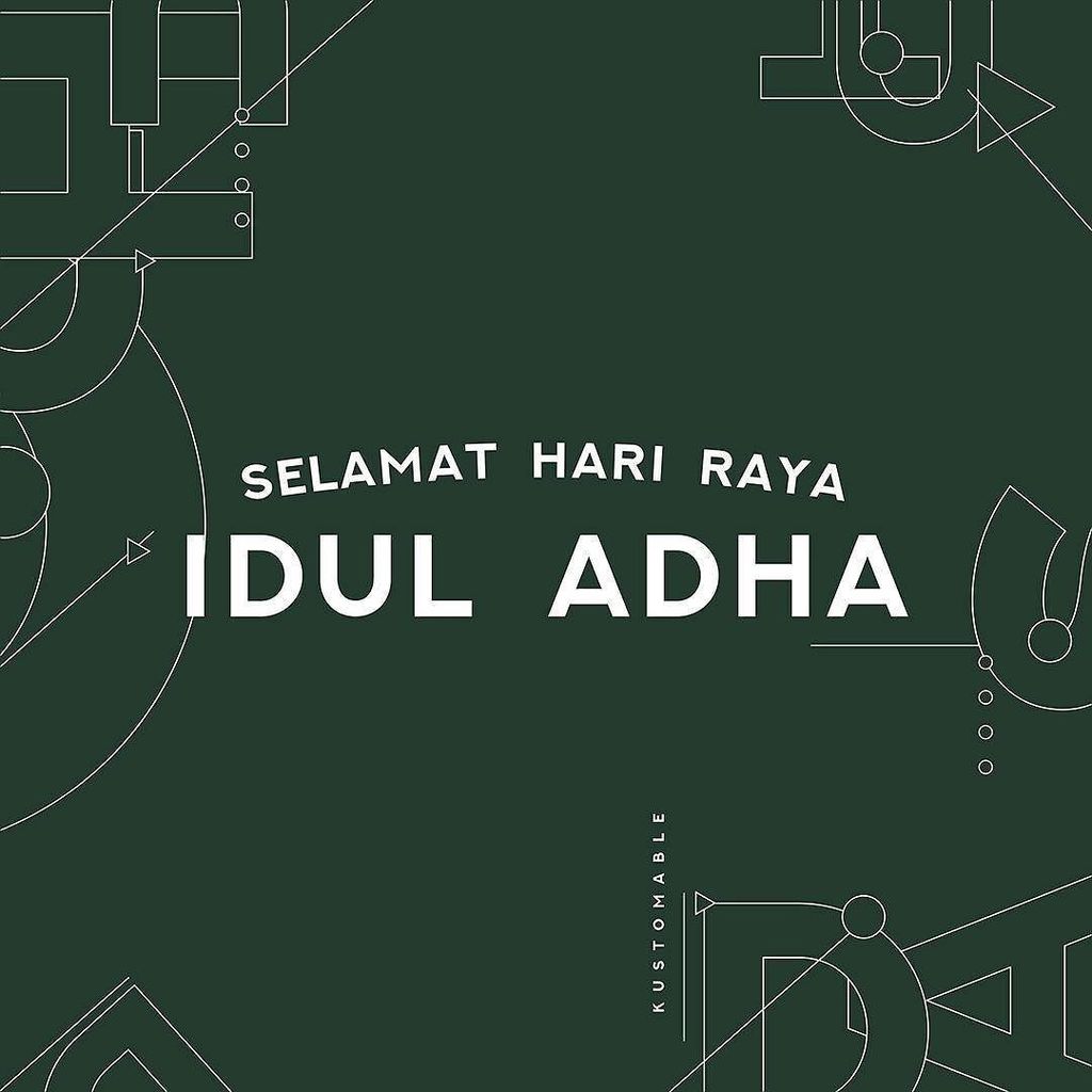 kustomable's tweet photo. Selamat Hari Raya Idul Adha
Selamat BerQurban
.
.
.
.
.
.
.
#kustomable #iduladha #qurban #graphicdesign #greetings https://t.co/rng3uU2uKl https://t.co/4ueYJVtSO5