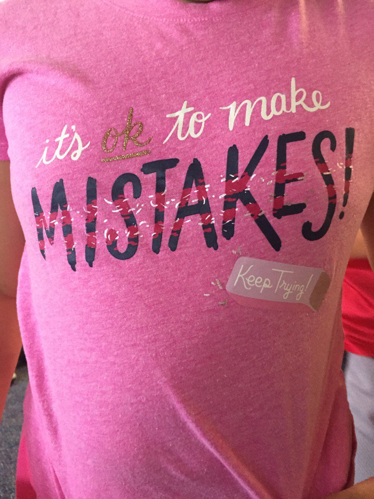 rockin3rdgrade's tweet photo. This is our class motto!!! #welearnfromourmistakes https://t.co/MAntJURvQ9