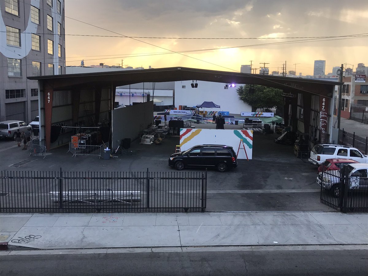 Apparently my childhood skate hero <a href="/daewon1song/">daewon song</a> and Adidas are building a park outside my window.