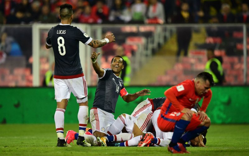 DonbalonAR's tweet photo. #Paraguay hizo temblar a #Chile con una contundente goleada https://t.co/ecpioMZNEC #Chichichi #Palala #Chipala! https://t.co/ICeR2XU10i
