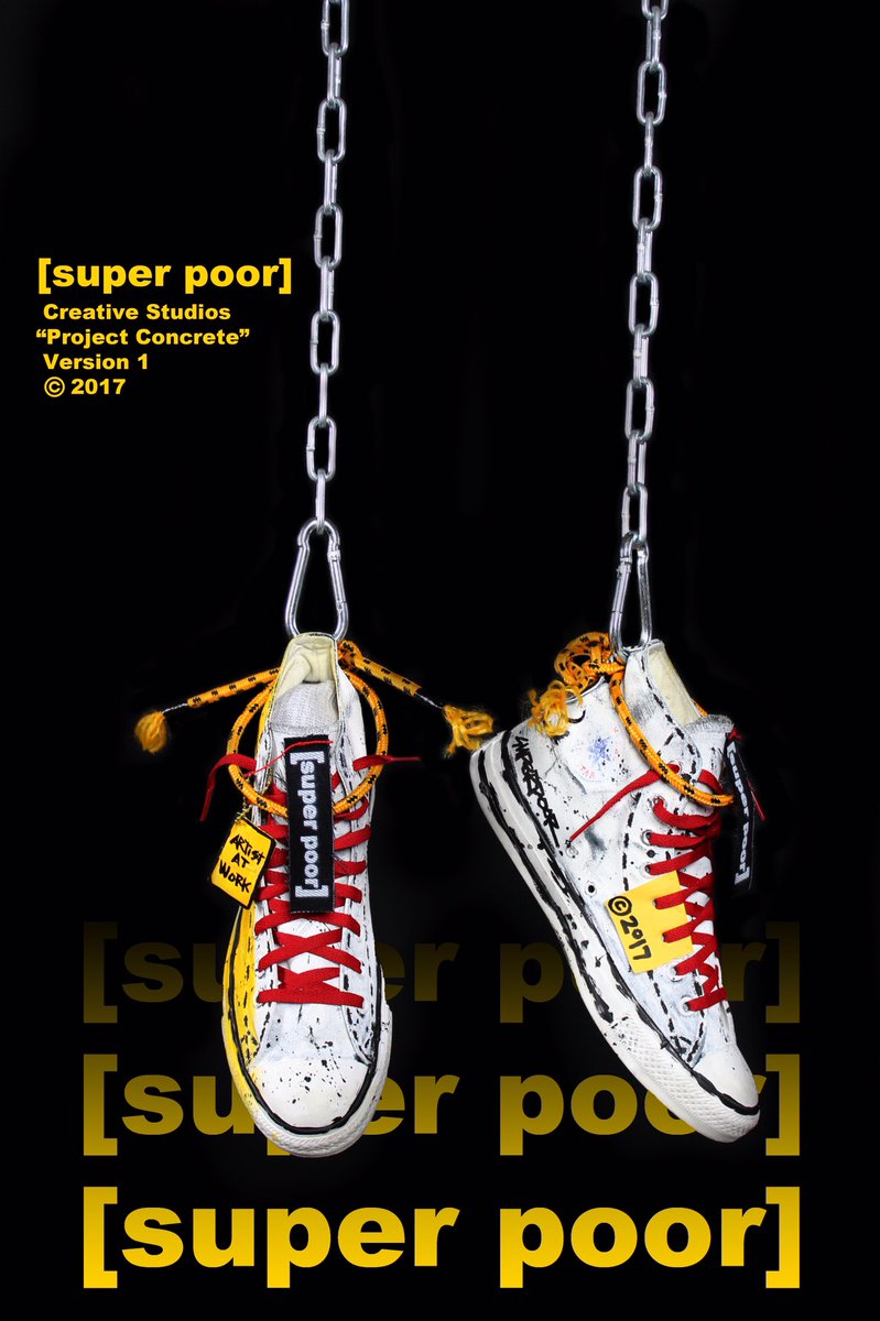 SuperPoorKids's tweet photo. We created a custom pair of @converse sneakers for @virgilabloh 's #OFFcampuschucks contest
Show love and RT 🙏🏼
@nicekicks @kicksonfire https://t.co/8J9xQ7yJFR
