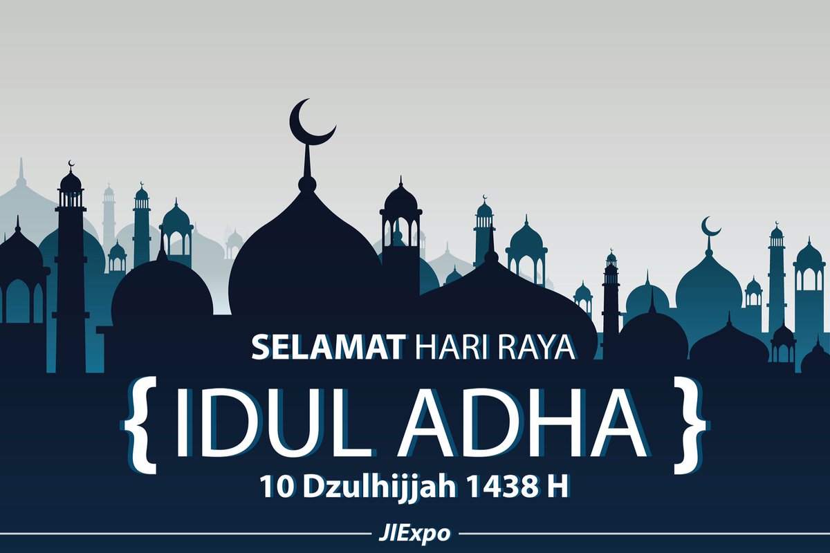 Segenap pihak PT. Jakarta International Expo mengucapkan Selamat Hari Raya Idul Adha 1438 H :)