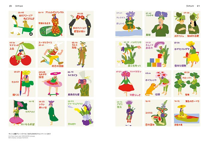 Haconiwa A Twitteren Jr東日本 北陸新幹線 開業キャンペーンイラストやキリン淡麗グリーンラベルのキャンペーン 365 Flowers などを手がけるフランス人アーティスト ポール コックスさんの日本初の作品集 ポール コックス デザイン アート T Co