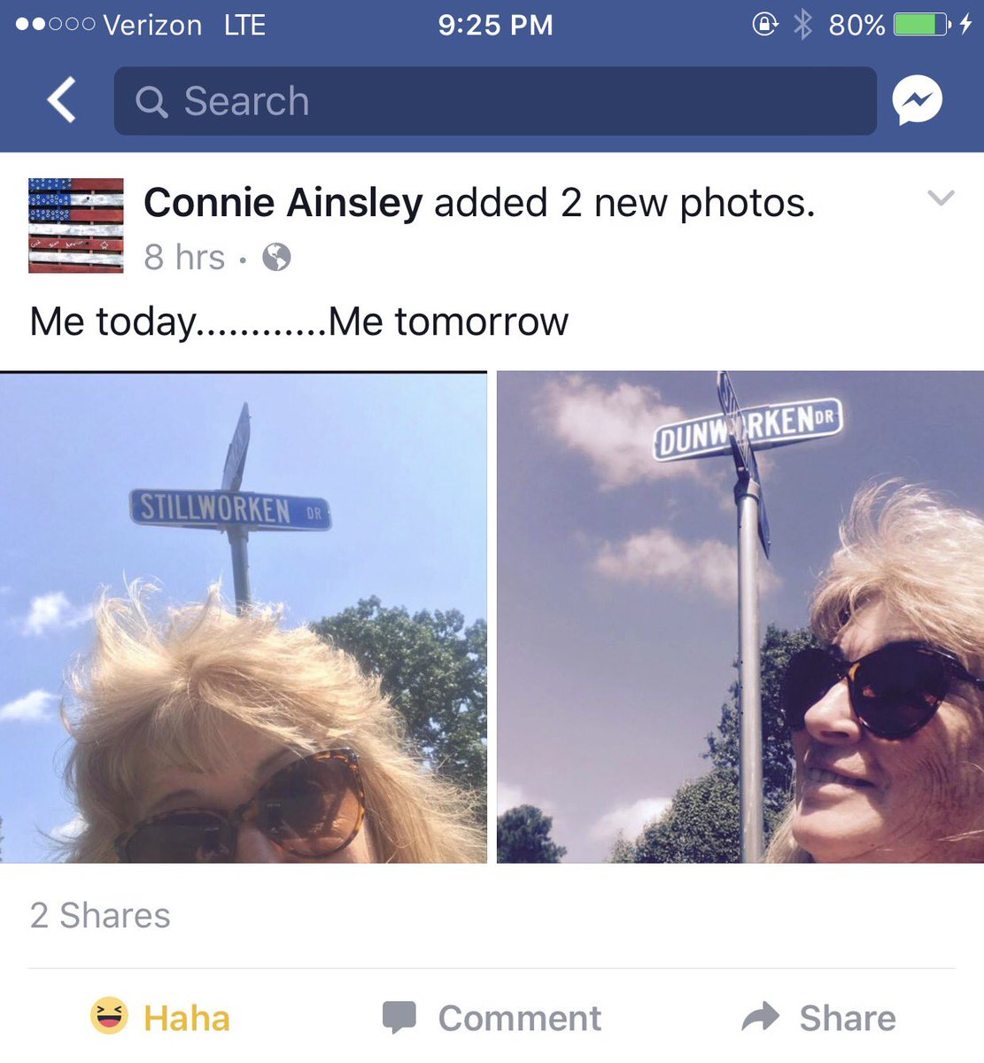 no1currlol's tweet photo. My mom is officially retired tomorrow and she posted this on fb earlier 😂 #28years #uspsproud https://t.co/sZvPfkA9XU