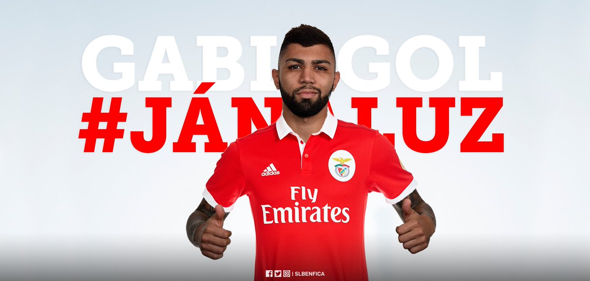 inforedonda's tweet photo. Gabriel Barbosa.es nuevo jugador de  @SLBenfica. Llega cedido 1 año. #DeadlineDay #Fichajes https://t.co/BZHtBZOGPI