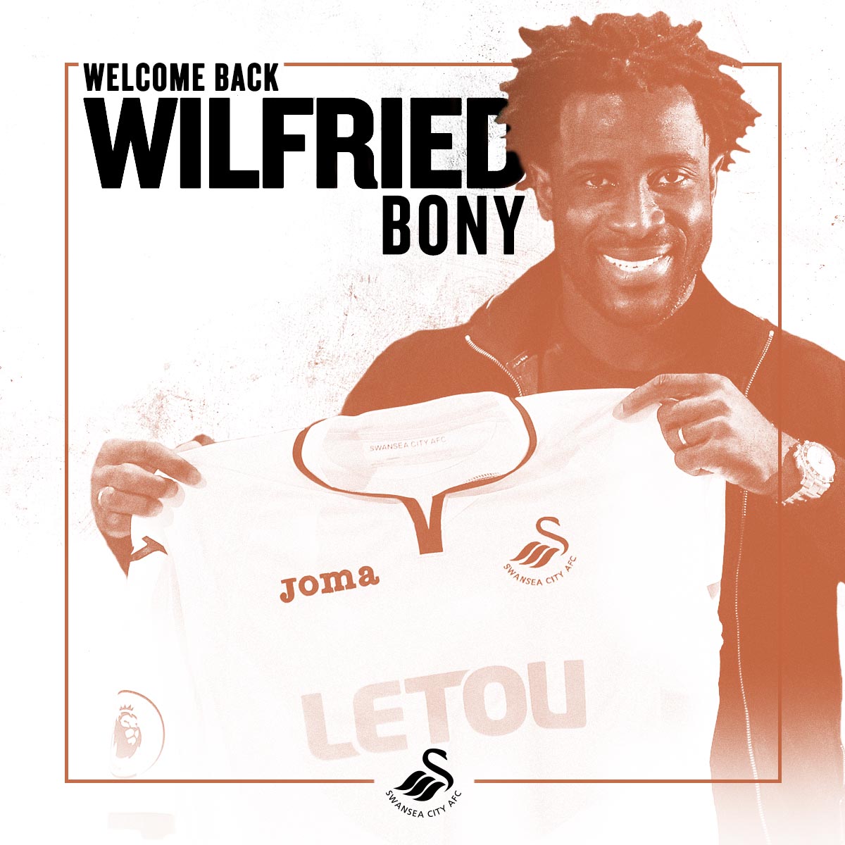 inforedonda's tweet photo. Wilfried Bony es nuevo jugador de  @SwansOfficial, por 13M€. Firma por 4 años. #DeadlineDay  #Fichajes https://t.co/KBkn2XU34g