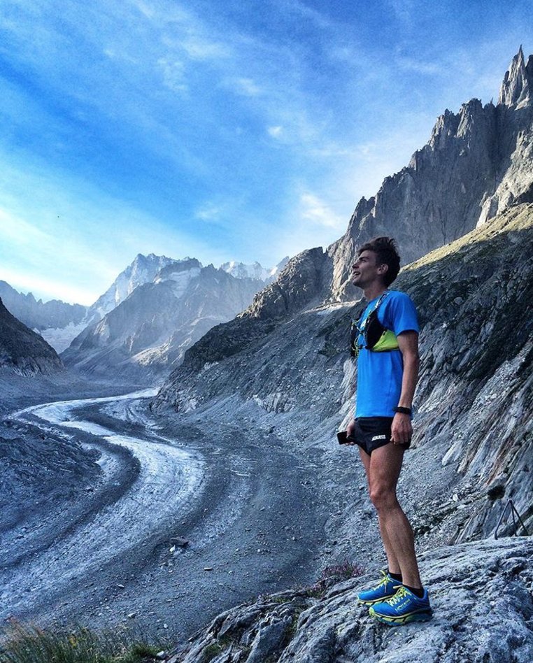 hoka's tweet photo. "Like a kid in a candy store". The excitement of UTMB is rising. (📸 @timtollefson) https://t.co/auT0EVxWWF
