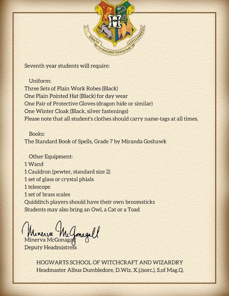 OhanaNews's tweet photo. ✦ To: @narniafxunder 
✦ From: Hogwarts School of Witchcraft and Wizardry. https://t.co/nJM0ITcl9b