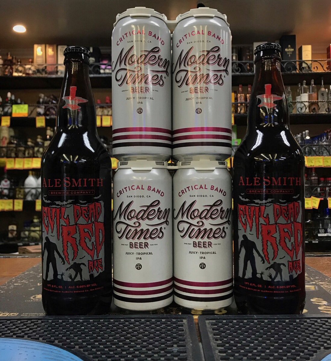 WhittierGrog's tweet photo. Yup! @ModernTimesBeer dropped the #CriticalBand #IPA off today! Victory!
@AleSmithBrewing It's that time of year! #EvilDeadRed #Ale here! https://t.co/As23V6RhSw
