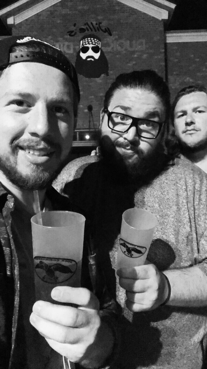 therealcbf's tweet photo. FINALLY had time to stop &amp; try @williebosshog 's #DuckDiner . It didn't disappoint, y'all. I think we tried everything... But #FoodHangover https://t.co/5YsYEhAjYs