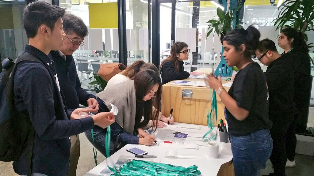 UTSStartups's tweet image. Excited to kick off #TechImmersion day!!