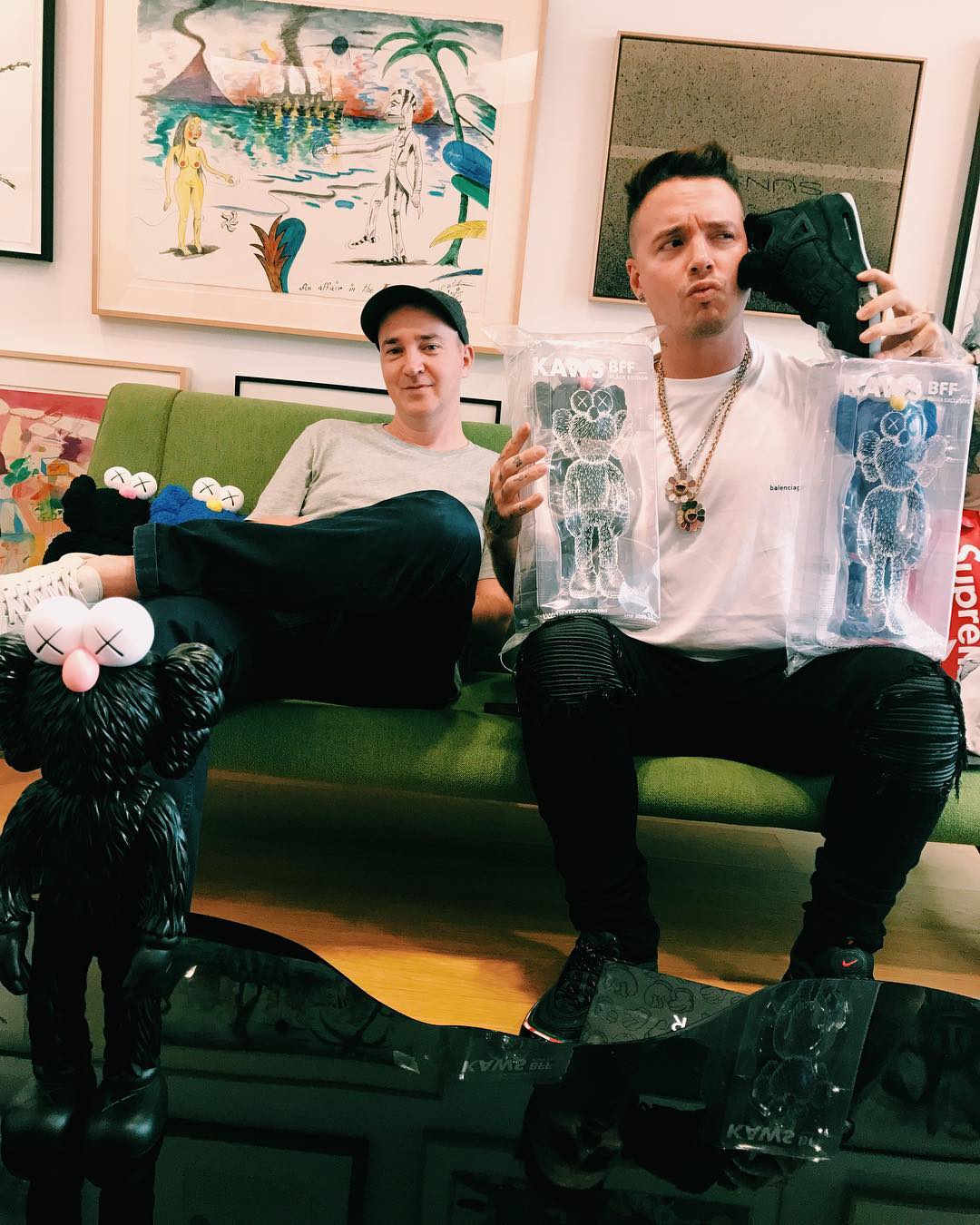 HYPEBEAST on Twitter: "When @JBALVIN drops by KAWS' studio. Photo: J Balvin  https://t.co/wqGZFCW0At" / Twitter