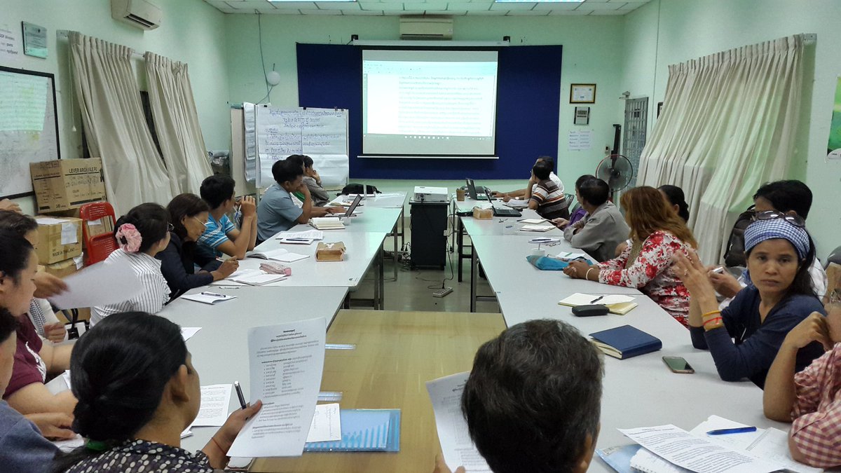 Cambodian CSOs and local communities in a 2nd meeting on preparation of World Habitat Day 2017 at NGO Forum HQ.