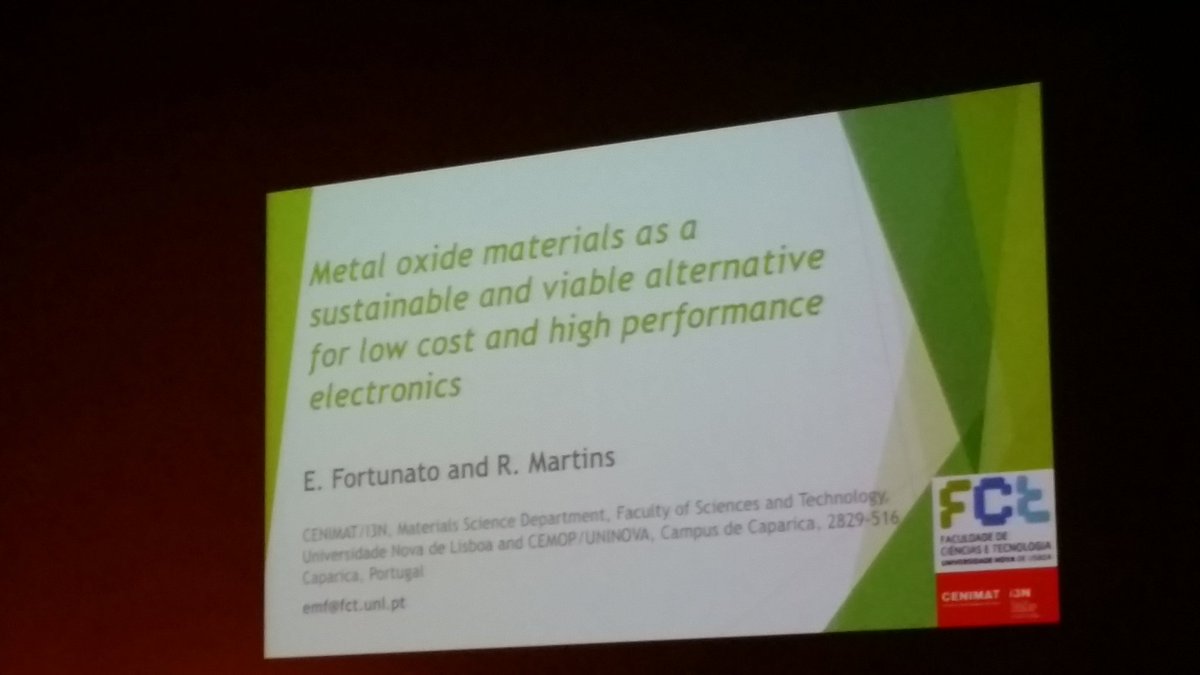 ScienceByDRE's tweet photo. Prof Elvira Fortunato - pioneer of transparent electronics - #womeninstem #ICAM2017 #ThinFilmCoatings https://t.co/LFLWvAC0kw