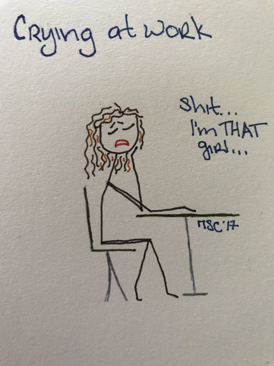 AskMegs's tweet photo. I cried at work today… Am I THAT girl? https://t.co/wL2neJKqzJ https://t.co/WLkWuaoStO