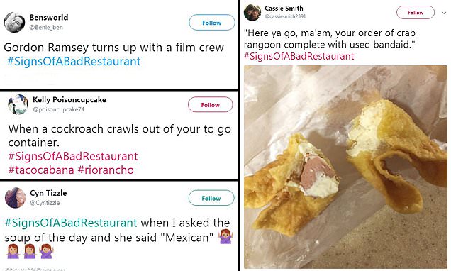 FarrahGray_'s tweet photo. Some very scary #SignsOfABadRestaurant ---> https://t.co/tZlDBmbsaM https://t.co/QEH41MItxt