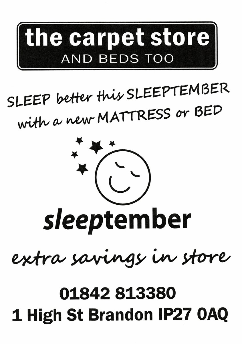 TheCSBrandon's tweet image. Sleeptember has arrive at the Carpet Store. Pop in or follow us on facebook and find out more about the deals we have for  #Sleeptember