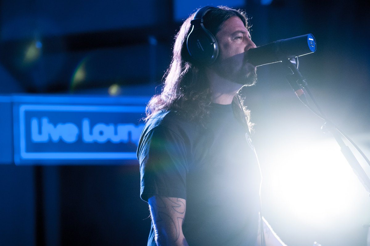 foofighters's tweet photo. Tune into @claraamfo on @BBCR1 as Foos kick off  #R1LiveLoungeMonth￼ at 12pm. Listen or watch here: https://t.co/6V6sPX32PS https://t.co/l2yhr6YOaq