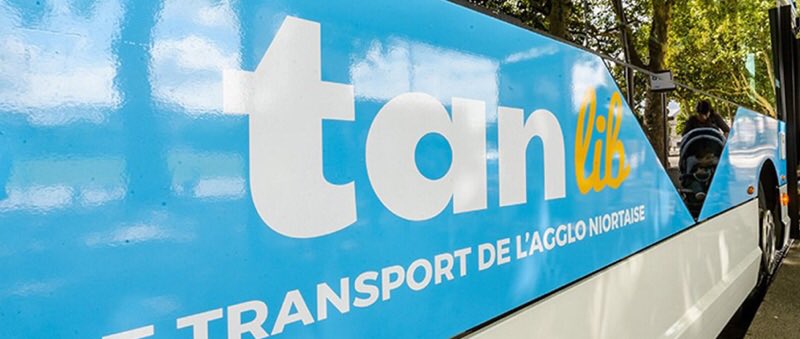 Fier d'avoir accompagné <a href="/NiortAgglo/">Niort Agglo</a> @transdev pour la nouvelle identité visuel #Tanlib