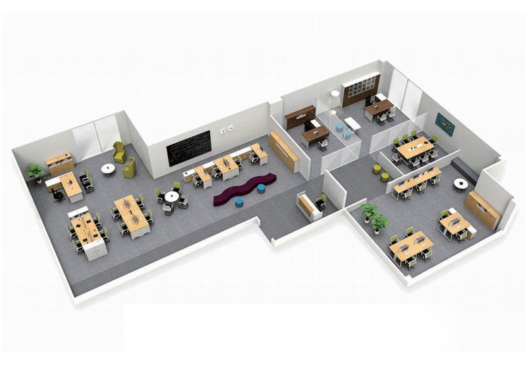 ReadMaxTang's tweet image. Modern office space，Is a very large market, people's living standards continue to improve.