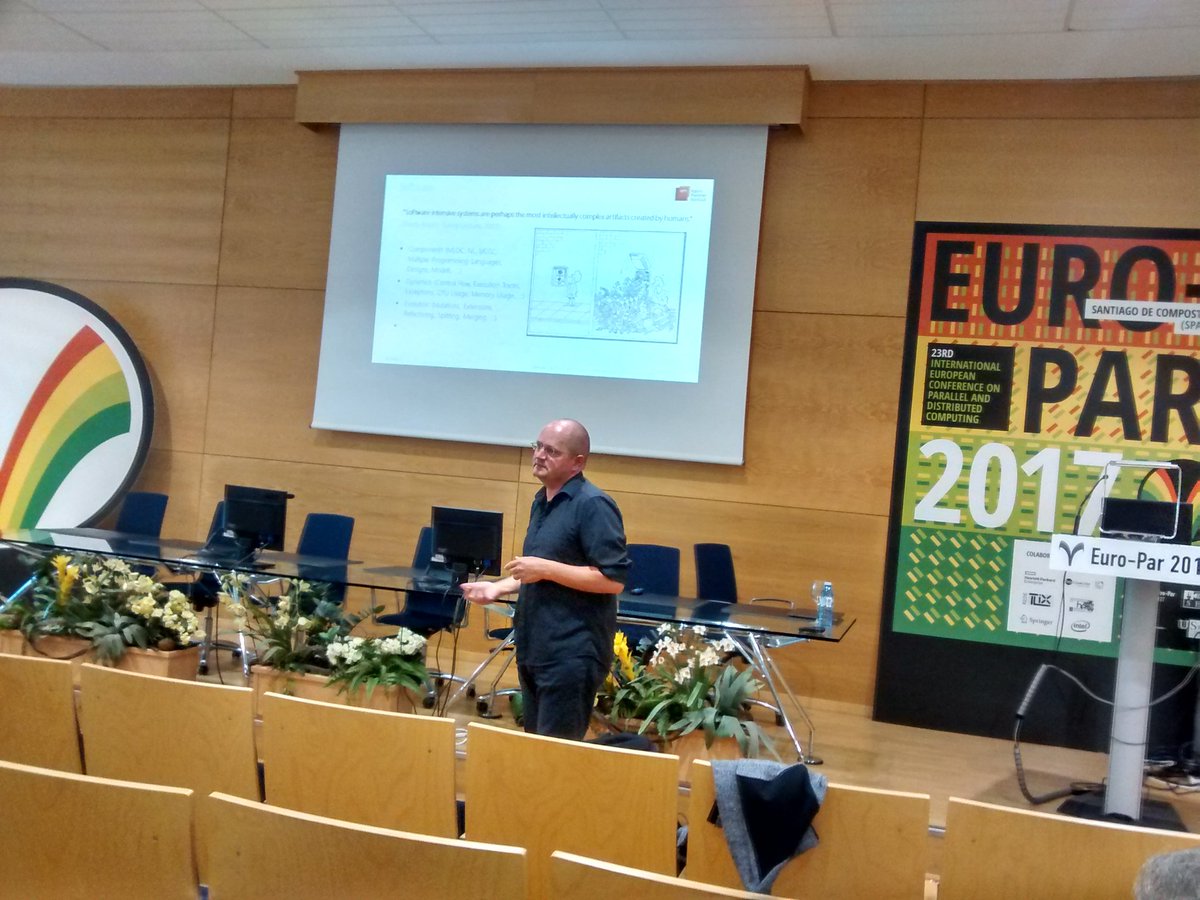 Really interesting talk by Prof. Dölner about how to effectively manage complex software systems.