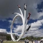 EARCHCZ's tweet photo. Pět vozů #Formule1 jako #socha? Může být, pkud jde o dílo od #GerryJudah https://t.co/0cZ0Z9rbqw #architektura#earchcz#GoodwoodSpeedFestival https://t.co/NiYl4gSTmA