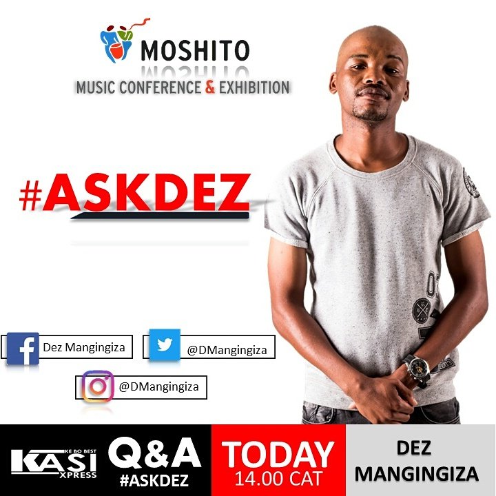 manspish's tweet photo. Happy #SpringDay. Don't miss our #AskDez with @DMangingiza Today at 14.00 CAT

LETS CHANGE the GAME #KasiXpress #Moshito2017 https://t.co/TI4bNjHeXD