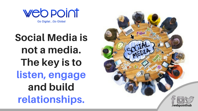 webpointhub's tweet photo. ๐ocial ๐edia is not a media.
The key is to ๐๐ข๐ฌ๐ญ๐๐ง, ๐๐ง๐ ๐๐ ๐, and ๐๐ฎ๐ข๐ฅ๐ ๐๐๐ฅ๐๐ญ๐ข๐จ๐ง๐ฌ๐ก๐ข๐ฉ๐ฌ.
#WebPoint #Websitesdeveloping
#Branding #advertising https://t.co/MoOa4X5kGf