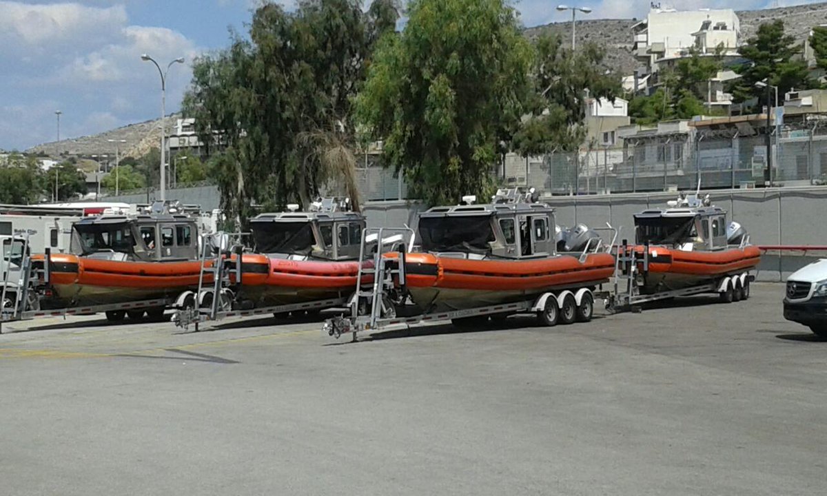 Maritech_group's tweet photo. The Newest additions to @Maritech_group's Small Boat Fleet: 5 x #DefenderClass Aluminium Hull #RHIBS c/w 2 x 250HP High Thrust Outboards https://t.co/JcoR0SYyUr