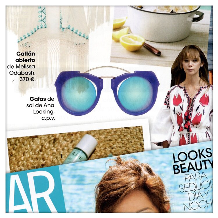 AnaLocking's tweet photo. Summer trend by @RevistaAR πππ #AnaLocking sunglass π€ #TheThinkerLockingβ¨Thks ARteam π #AnaLockingSunglasses π https://t.co/gf46N2KXMv