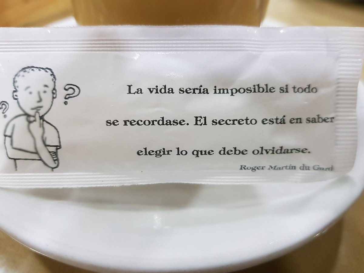 El primer café de septiembre, que buena frase para empezar el mes.