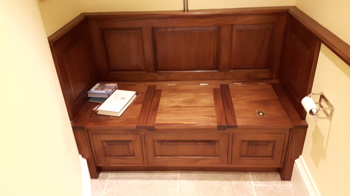 TreemarkK's tweet photo. This aptly named thunderbox was fitted in a large property we worked on and was commissioned and designed by @Architects_AMA #thunderbox https://t.co/iH99UmX22j