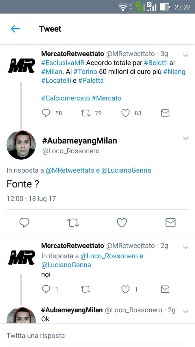 scarsocrinito's tweet photo. "Fonte?"
"Noi"
Vogliamo ricordarli così
#Belotti #FVCG #BelottiMilan https://t.co/WgGA9uhsL6