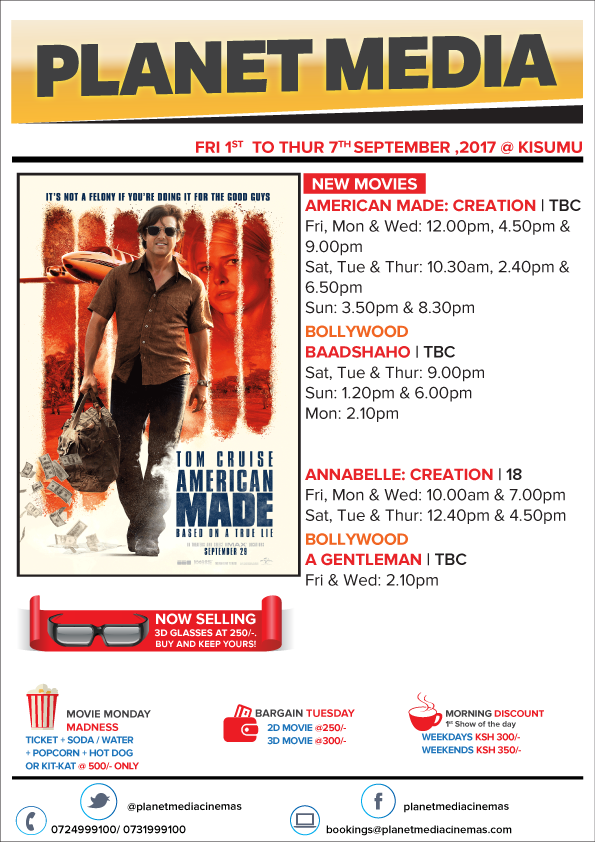 PlanetMediaCine's tweet photo. #Megacity #PlanetMediaCinemas 1st Sept to 7th Sept 2017 Movie Schedule. https://t.co/J8GdHME78I
