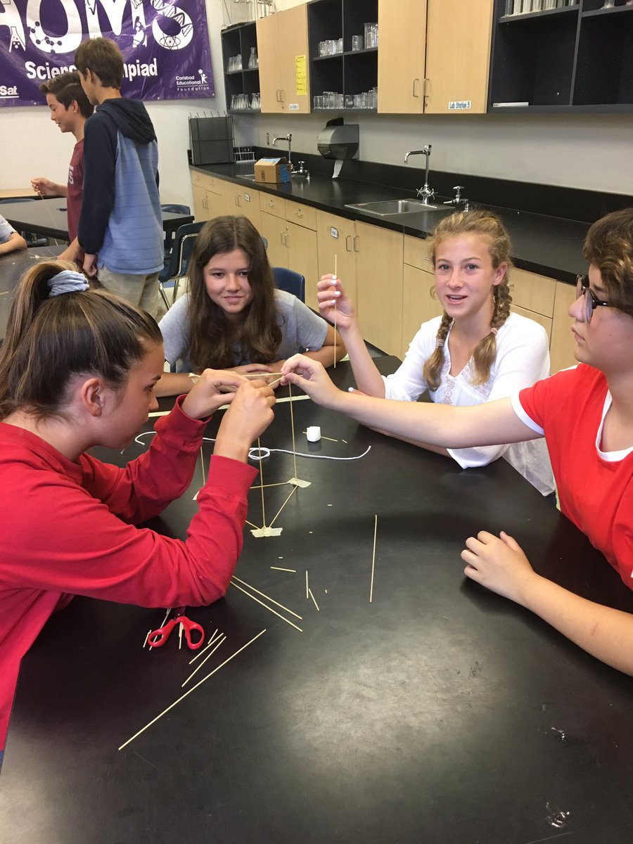 HollandScience's tweet photo. Marshmallow challenge today with additional constraints. 1st engineering activity. #cusdlearns @aoms_falcons #ngss #engineer https://t.co/UGOTHQK0yn