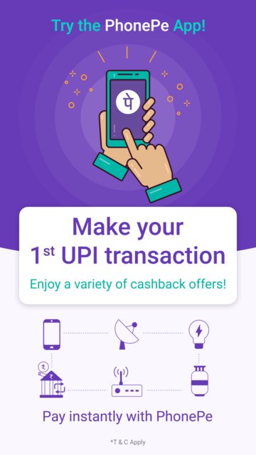 S1march's tweet photo. Hey! I'm loving going cashless with PhonePe - India's Payments App. Download it here -  https://t.co/NN6PED5Ffr https://t.co/lee8pZd86m