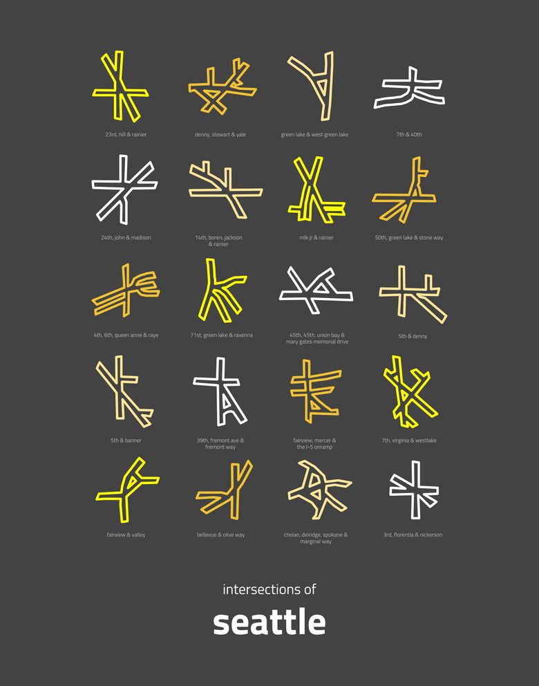 seattletimes's tweet image. Meet Peter Gorman, the artist behind the viral image of Seattle’s wacky intersections: st.news/2gto7ZZ @jessleeST