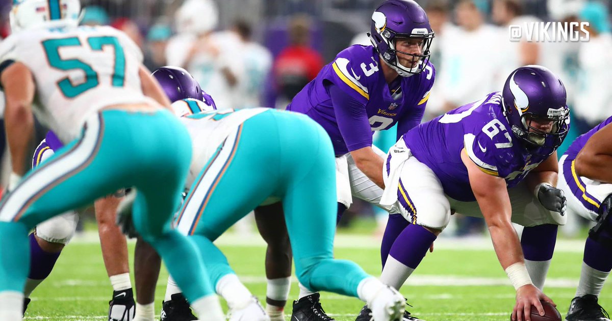 The #Vikings finish the preseason 2-2 after dropping the finale to the Dolphins.  📰: mnvkn.gs/hW9xbP https://t.co/nKSBtUJXTW