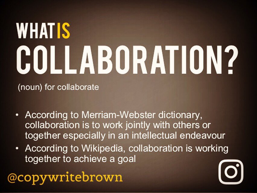 CopyWriteBrown's tweet photo. #collaborateandwin
Engage the law of #reciprocity. Your level of #prosperity will #expand https://t.co/6Ra97FFUic