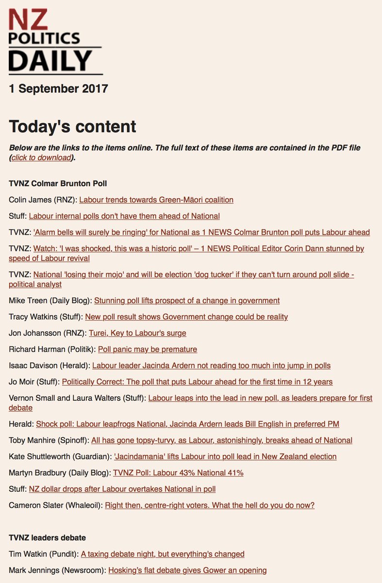 bryce_edwards's tweet photo. Join 1140 other politicos freely subscribing to “NZ Politics Daily” emails: https://t.co/cPAVyjqsHm Here’s the 1st part of today’s email: https://t.co/I7CdVbkT5K