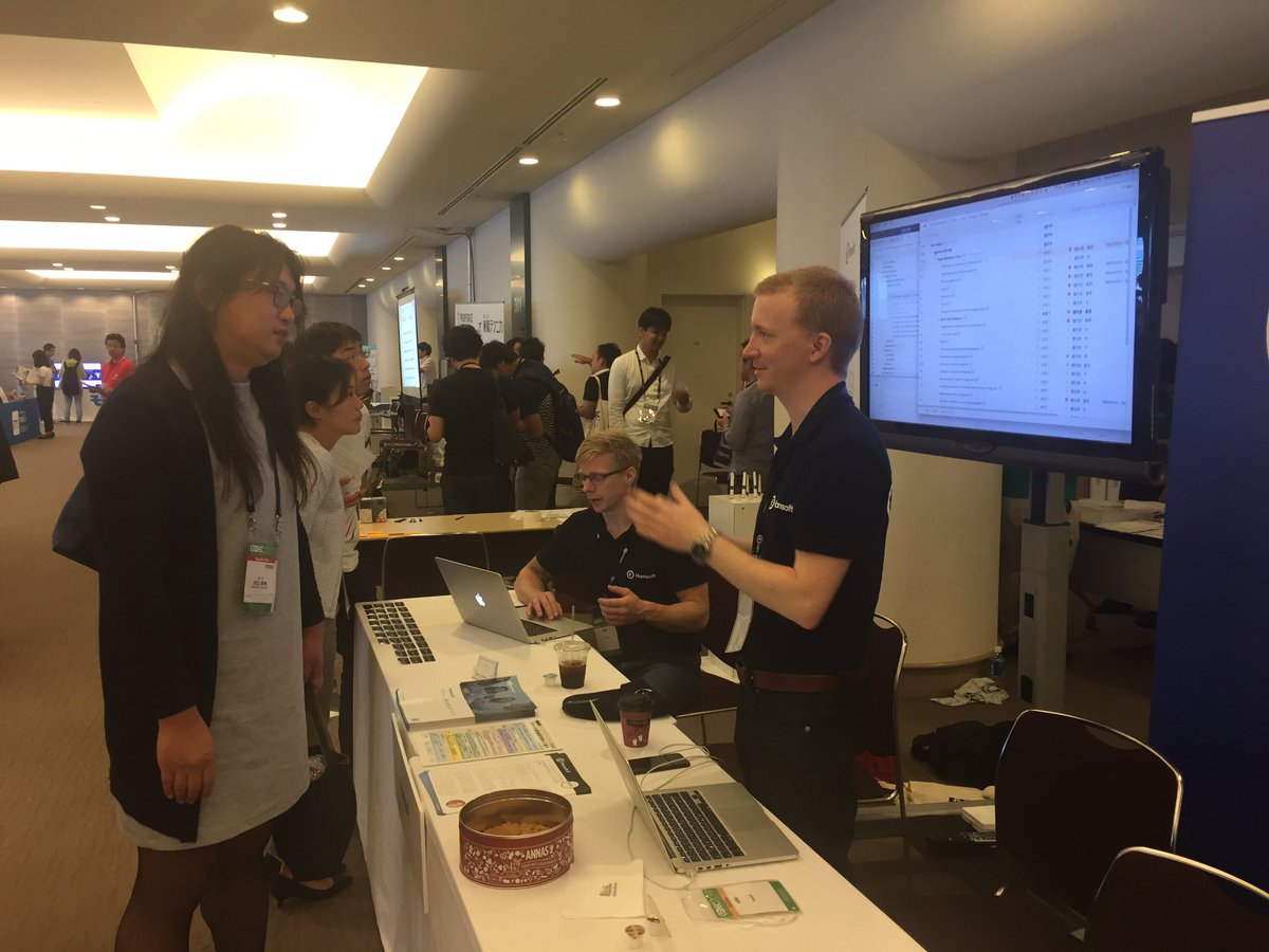 Akapon2010's tweet photo. 【メモ】今日は #CEDEC2017 最終日! #Hansoft さんのブースでお仕事中です! https://t.co/NnvF5Kc823