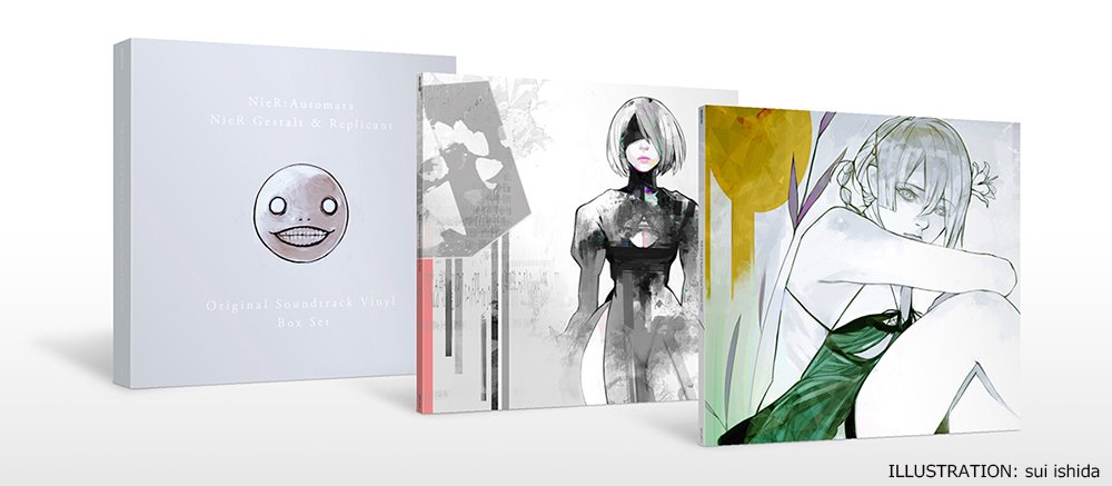 Rpg Site Pa Twitter The New 2b And Kaine Art On The Vinyl Covers Are Both Drawn By Sui Ishida Creator Of Tokyo Ghoul